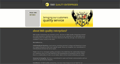 Desktop Screenshot of bandbqualityenterprises.com